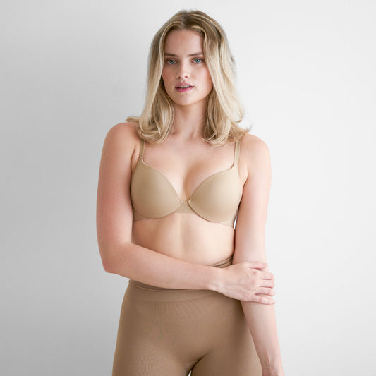 Voorgevormde push-up bh met beugel
