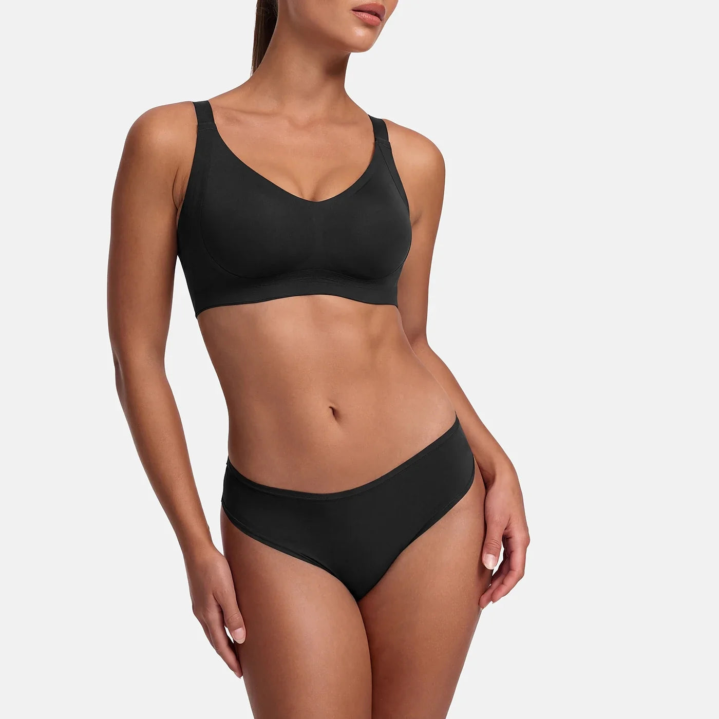 Naadloze push-up bh zonder beugel