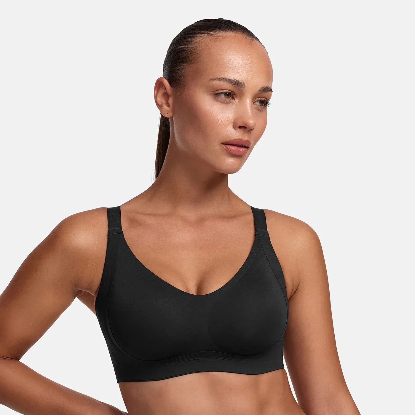 Naadloze push-up bh zonder beugel