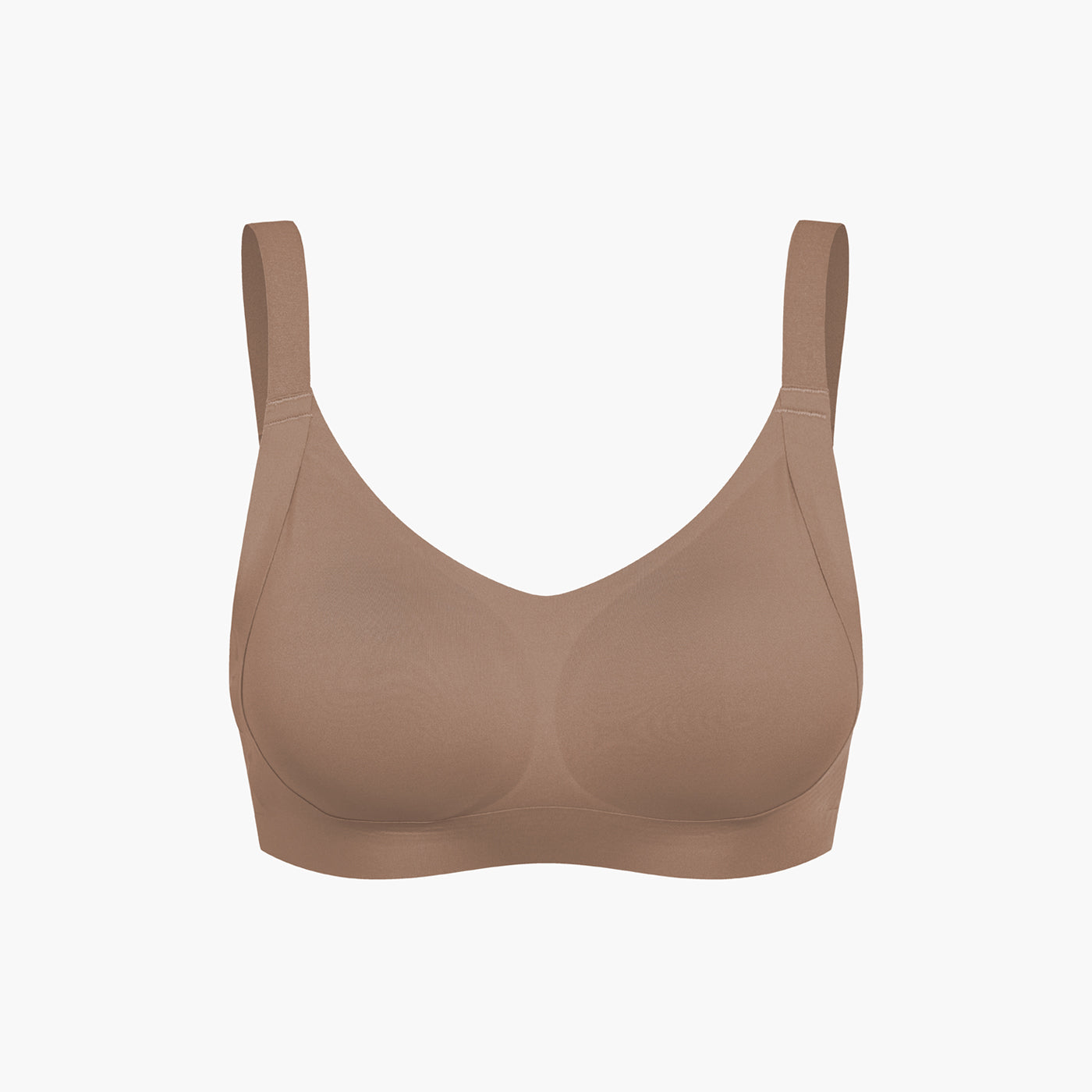 Naadloze push-up bh zonder beugel