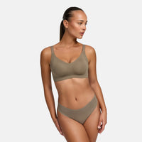 Naadloze push-up bh zonder beugel