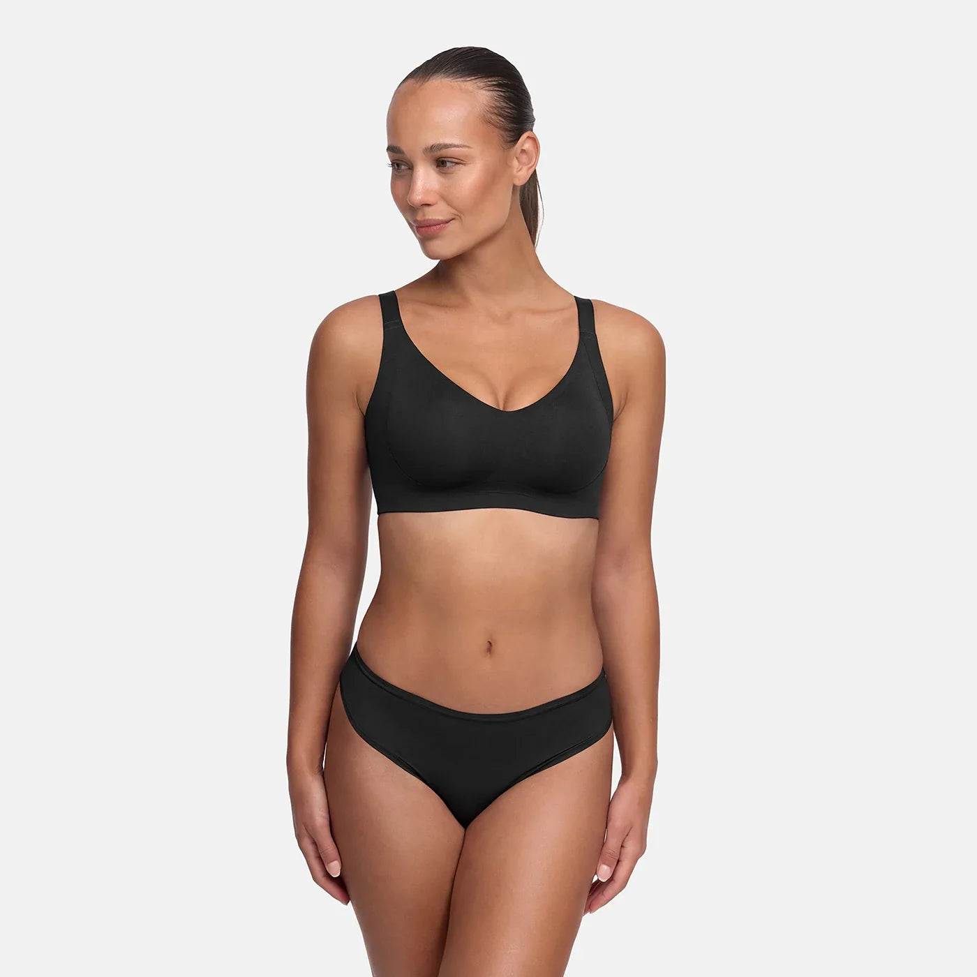 Naadloze push-up bh zonder beugel