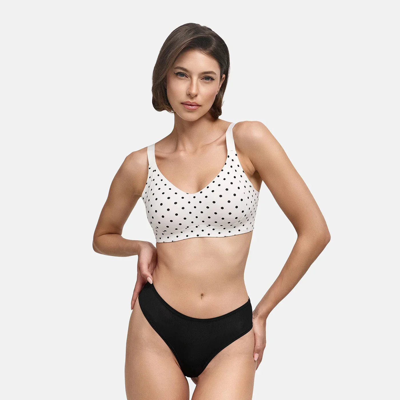 Naadloze push-up bh zonder beugel