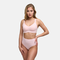 Naadloze push-up bh zonder beugel