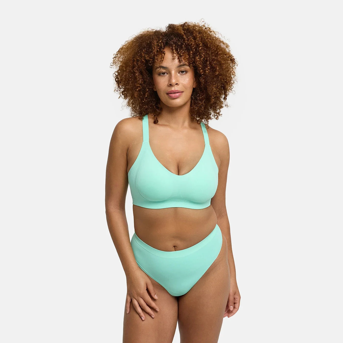 Naadloze push-up bh zonder beugel