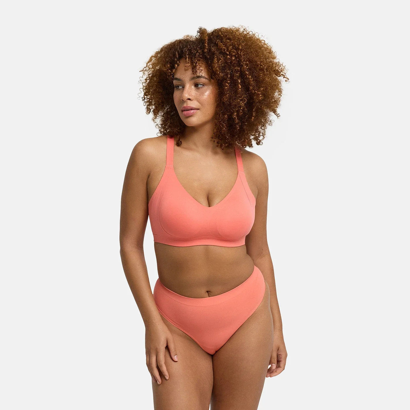 Naadloze push-up bh zonder beugel