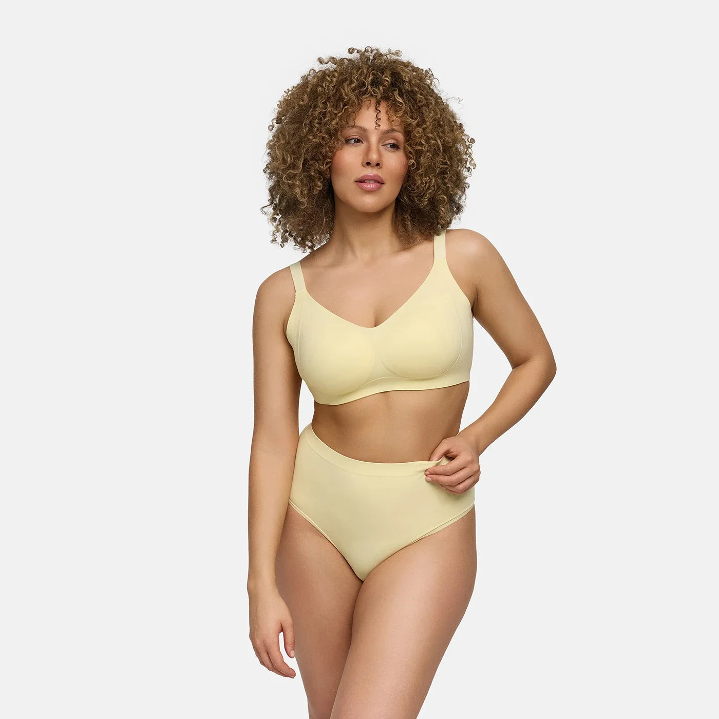 Naadloze push-up bh zonder beugel