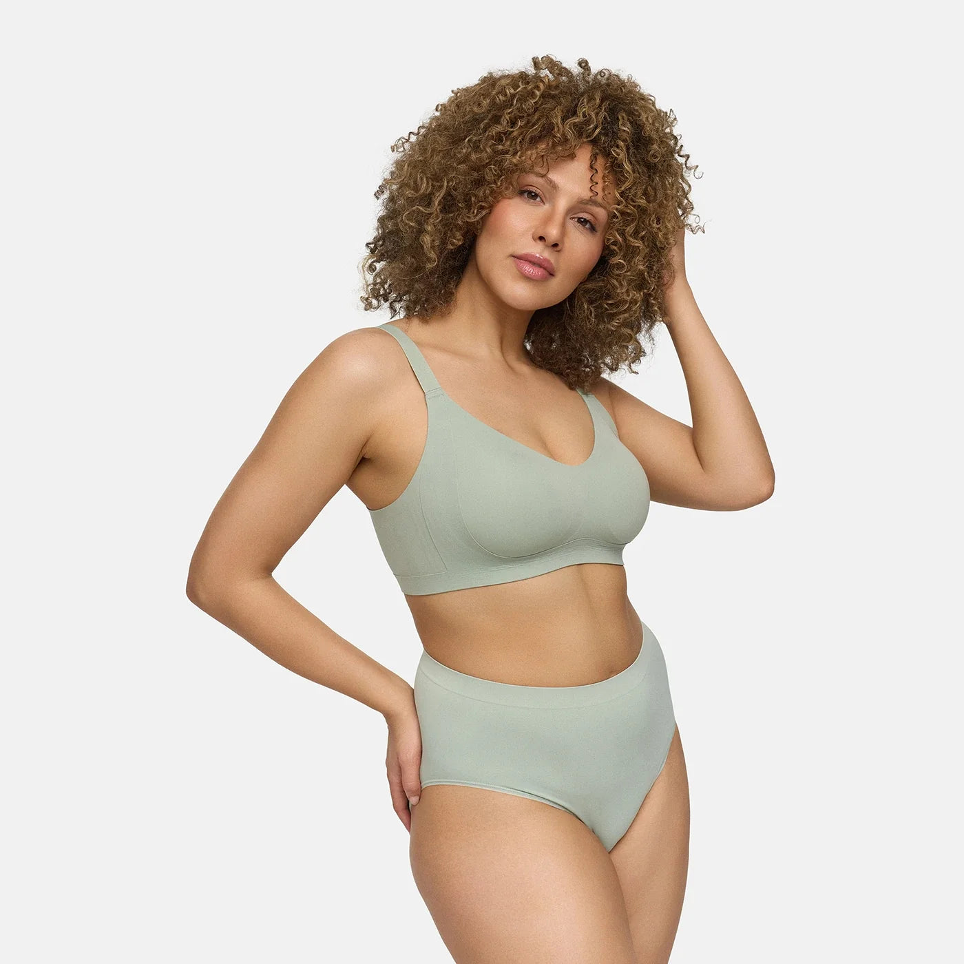 Naadloze push-up bh zonder beugel