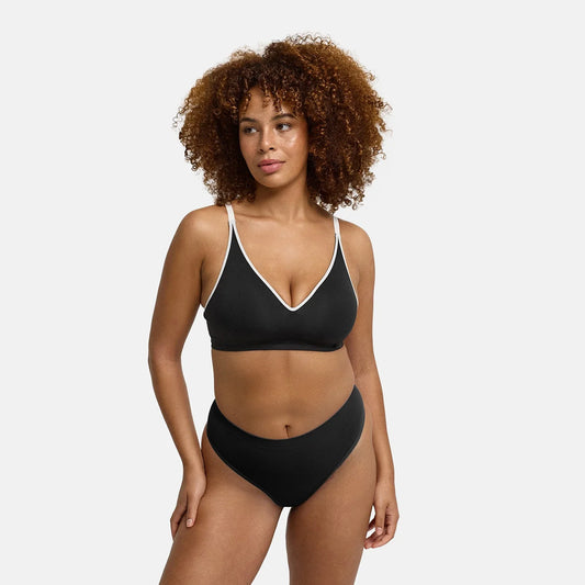 Push-up bh zonder beugel met gevoerde cups