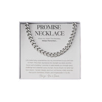 Belofteketting van Sterling Zilver