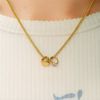 Mini Belofte Ring Ketting