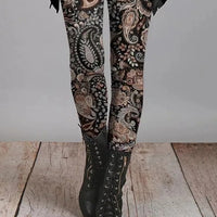 Bohemian Legging met Etnische Print – Ziva