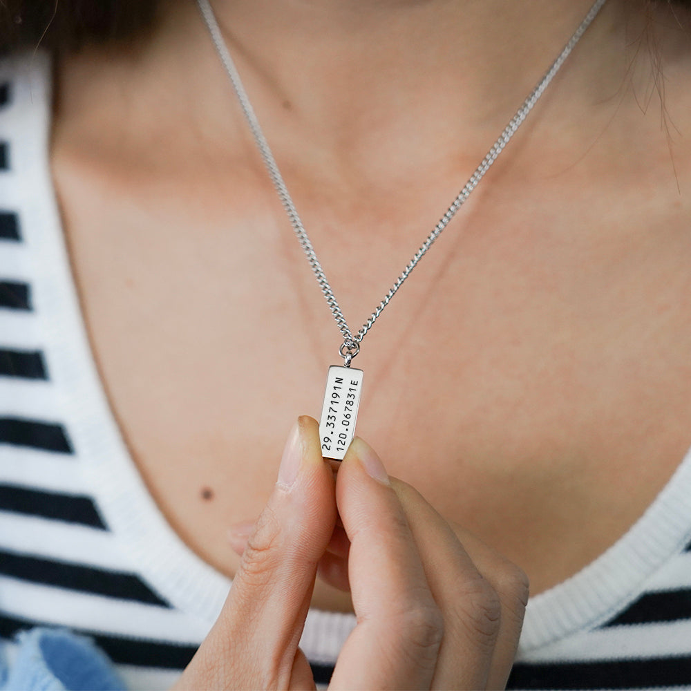 Minimalistische Ketting met Gravering