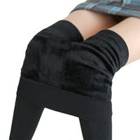 Fluwelen legging met hoge taille – Alice
