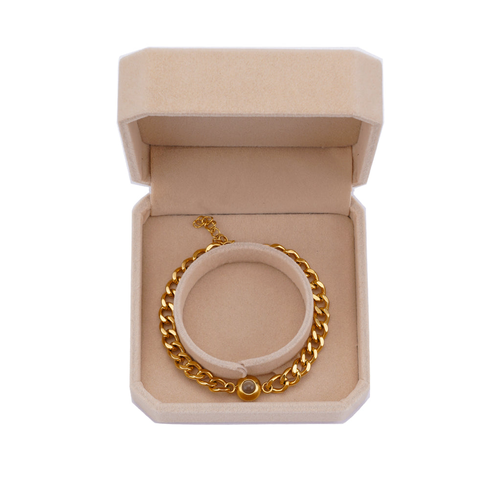 Sterling Zilveren Projectie Armbandenset
