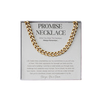Belofteketting van Sterling Zilver