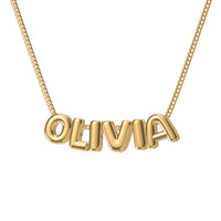 Gepersonaliseerde Ketting met Bubbelletters