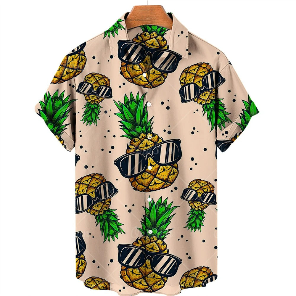 Hawaii overhemd met tropische print – Mateo