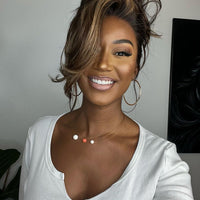 Lace front pruik met highlights – Selena