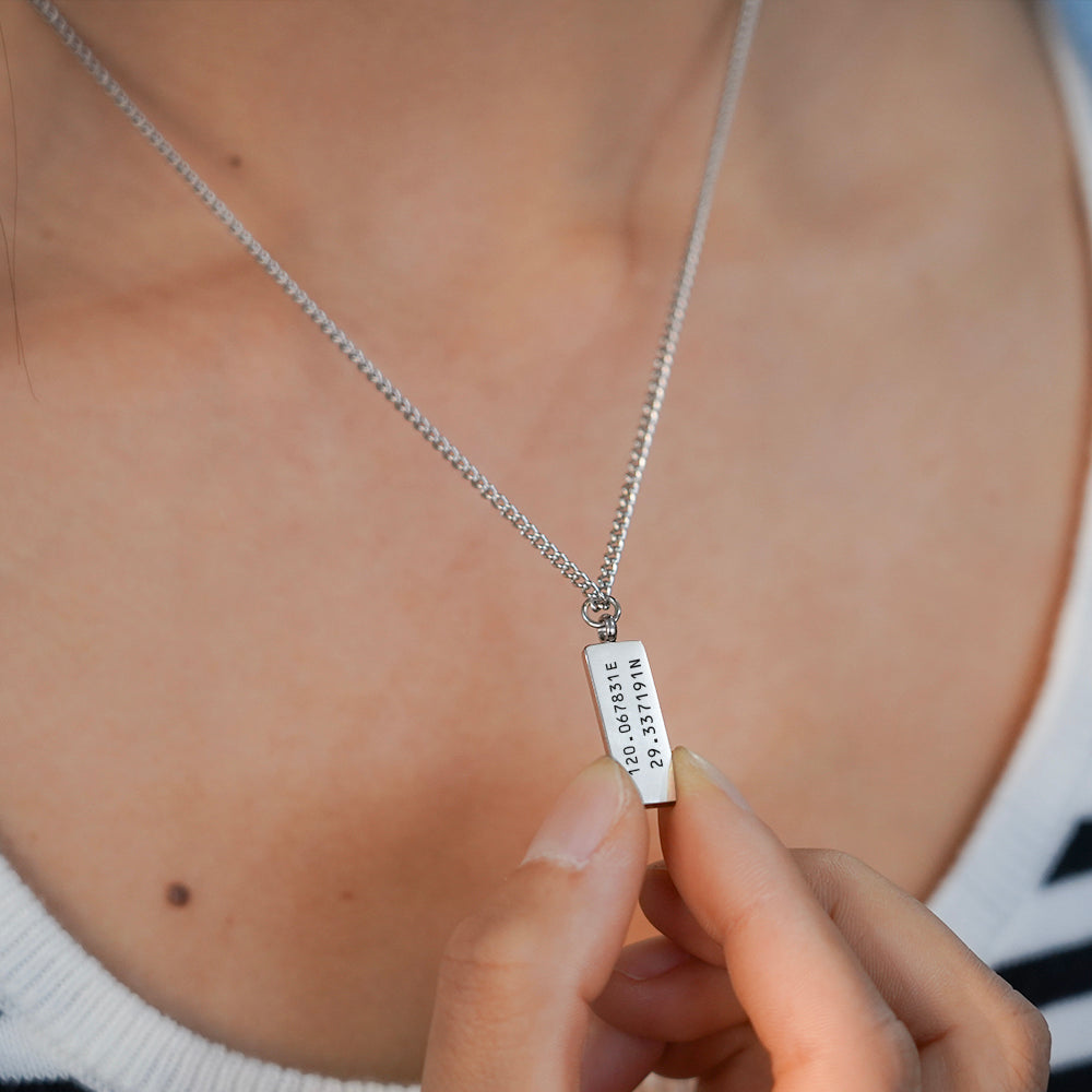 Minimalistische Ketting met Gravering