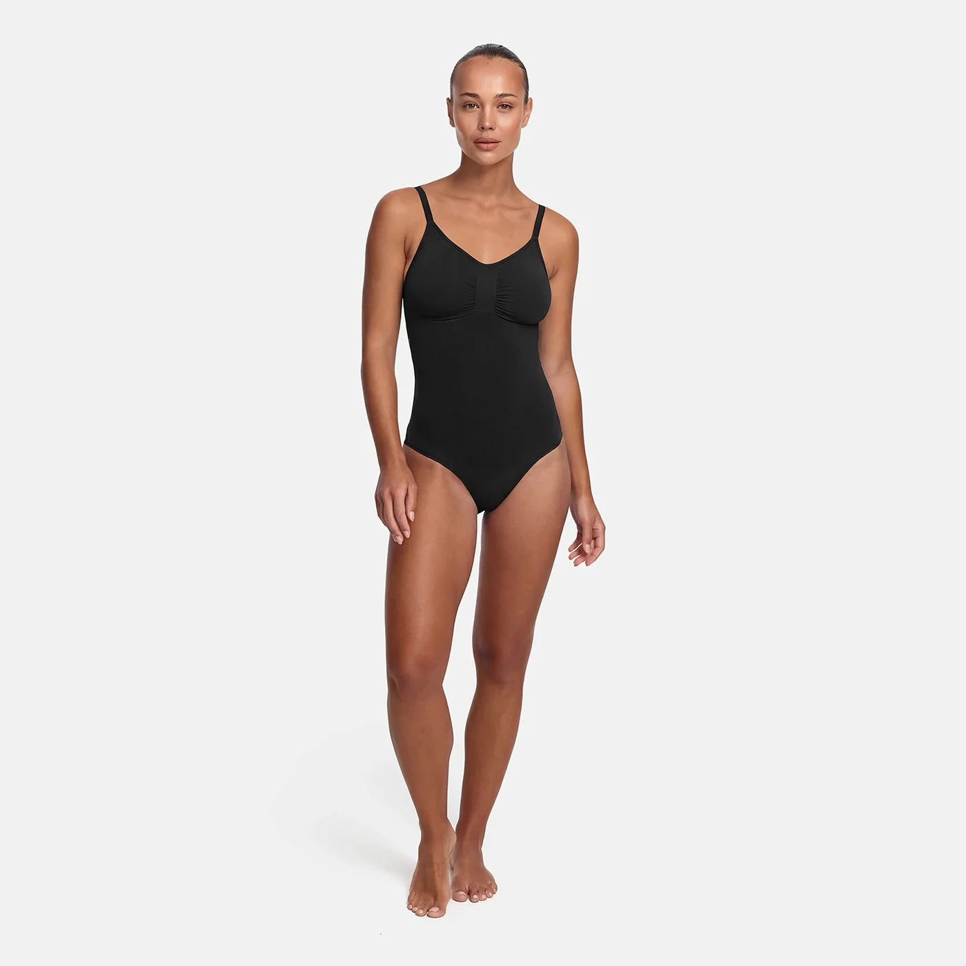 Naadloze shapewear bodysuit met slip