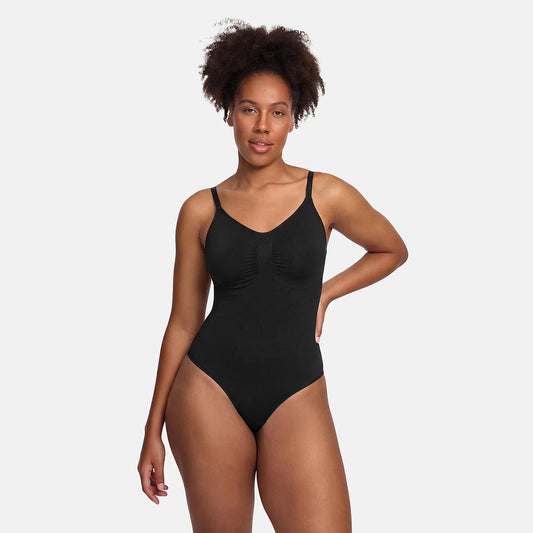 Naadloze shapewear bodysuit met slip