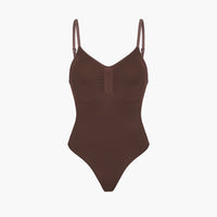 Naadloze shapewear bodysuit met slip