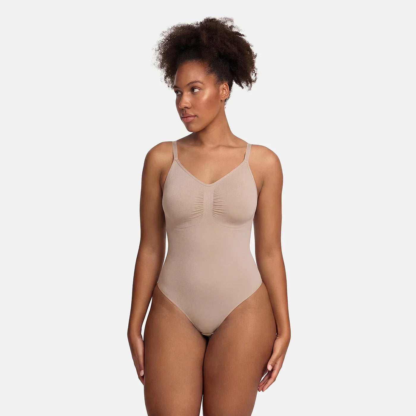 Naadloze shapewear bodysuit met slip