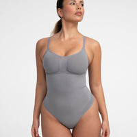 Naadloze shapewear bodysuit met slip