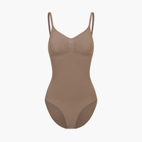 Naadloze shapewear bodysuit met slip