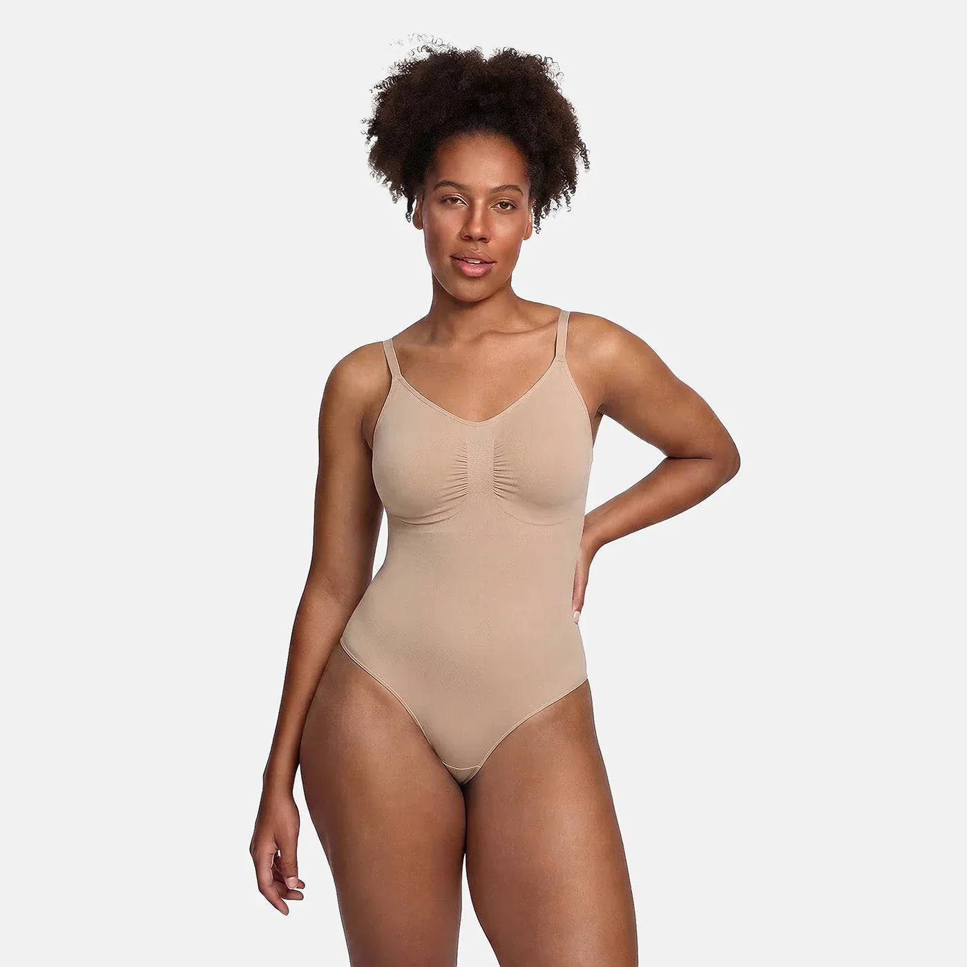 Naadloze shapewear bodysuit met slip
