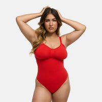 Naadloze shapewear bodysuit met slip