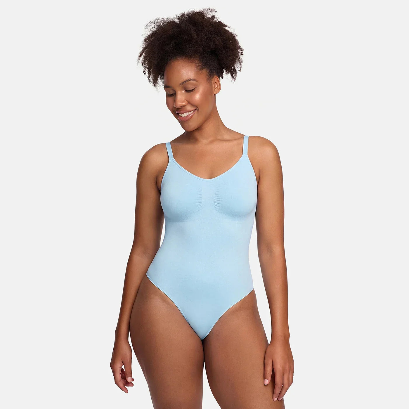 Naadloze shapewear bodysuit met string