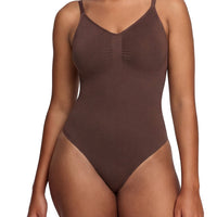 Naadloze shapewear bodysuit met slip