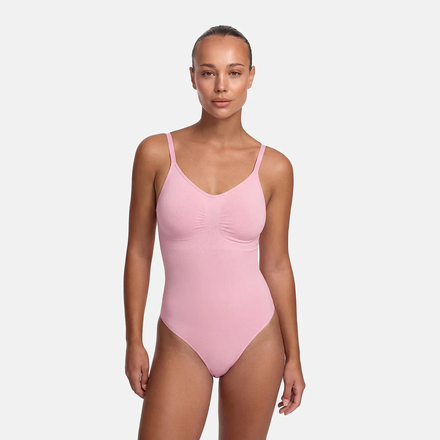 Naadloze shapewear bodysuit met string
