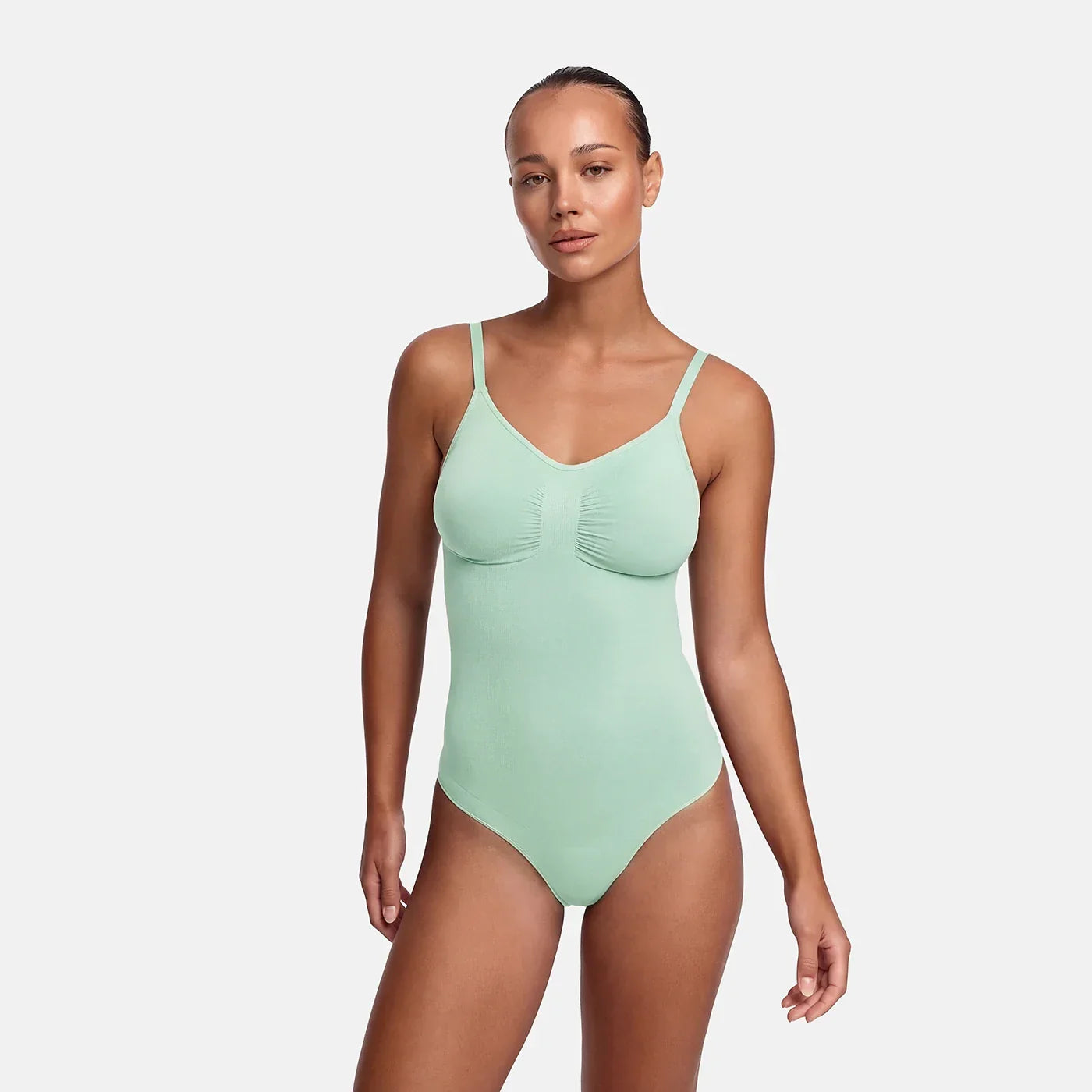 Naadloze shapewear bodysuit met slip