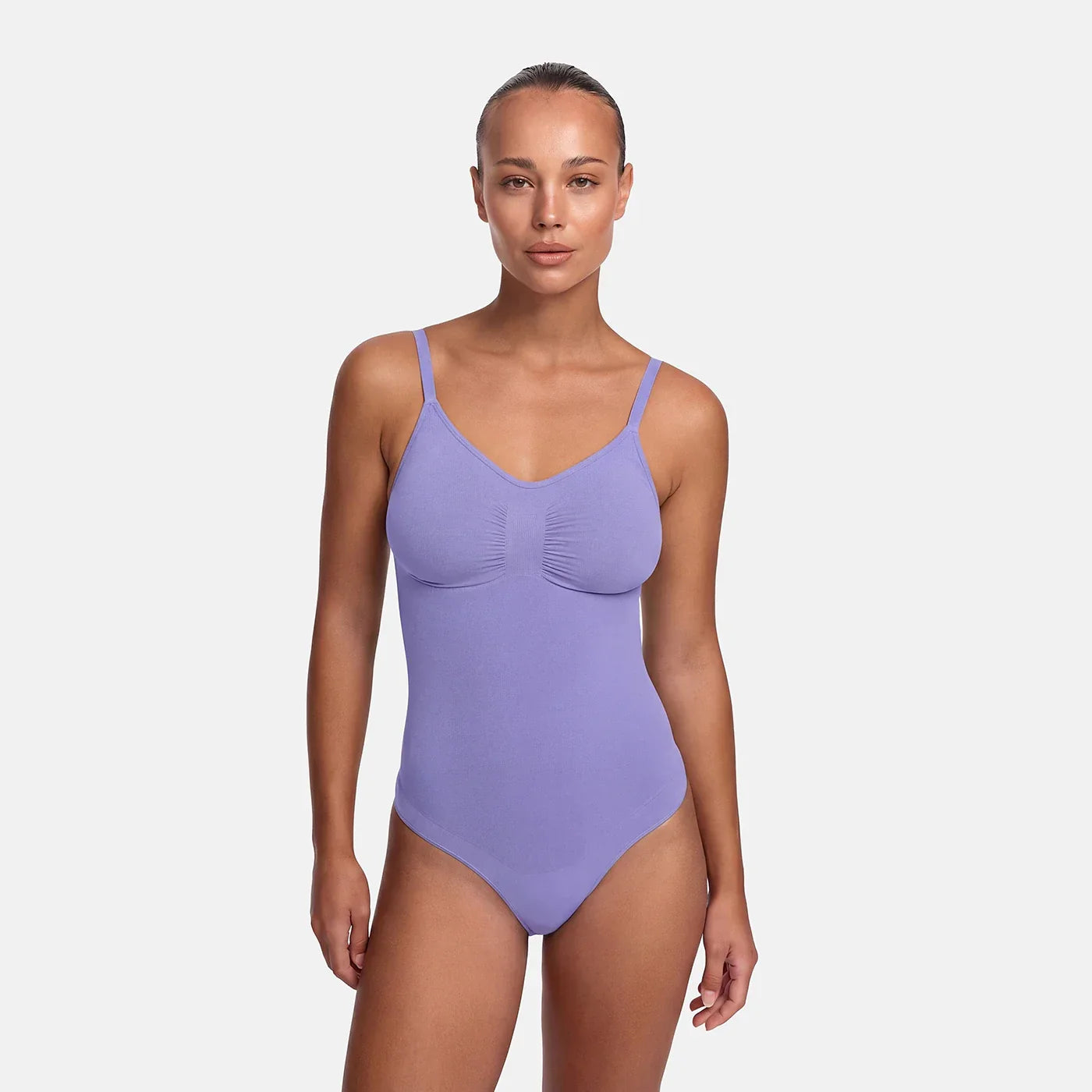 Naadloze shapewear bodysuit met string