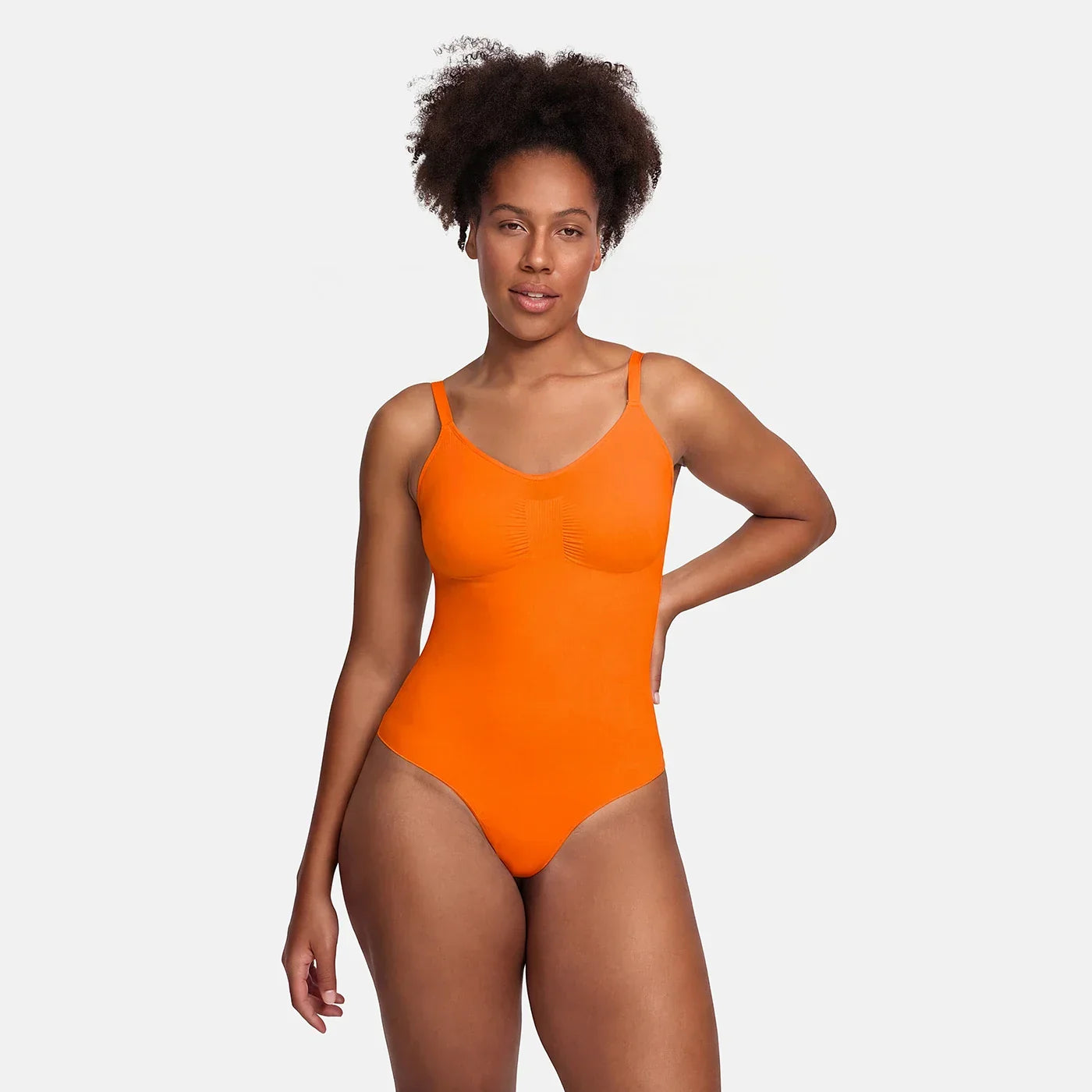 Naadloze shapewear bodysuit met string