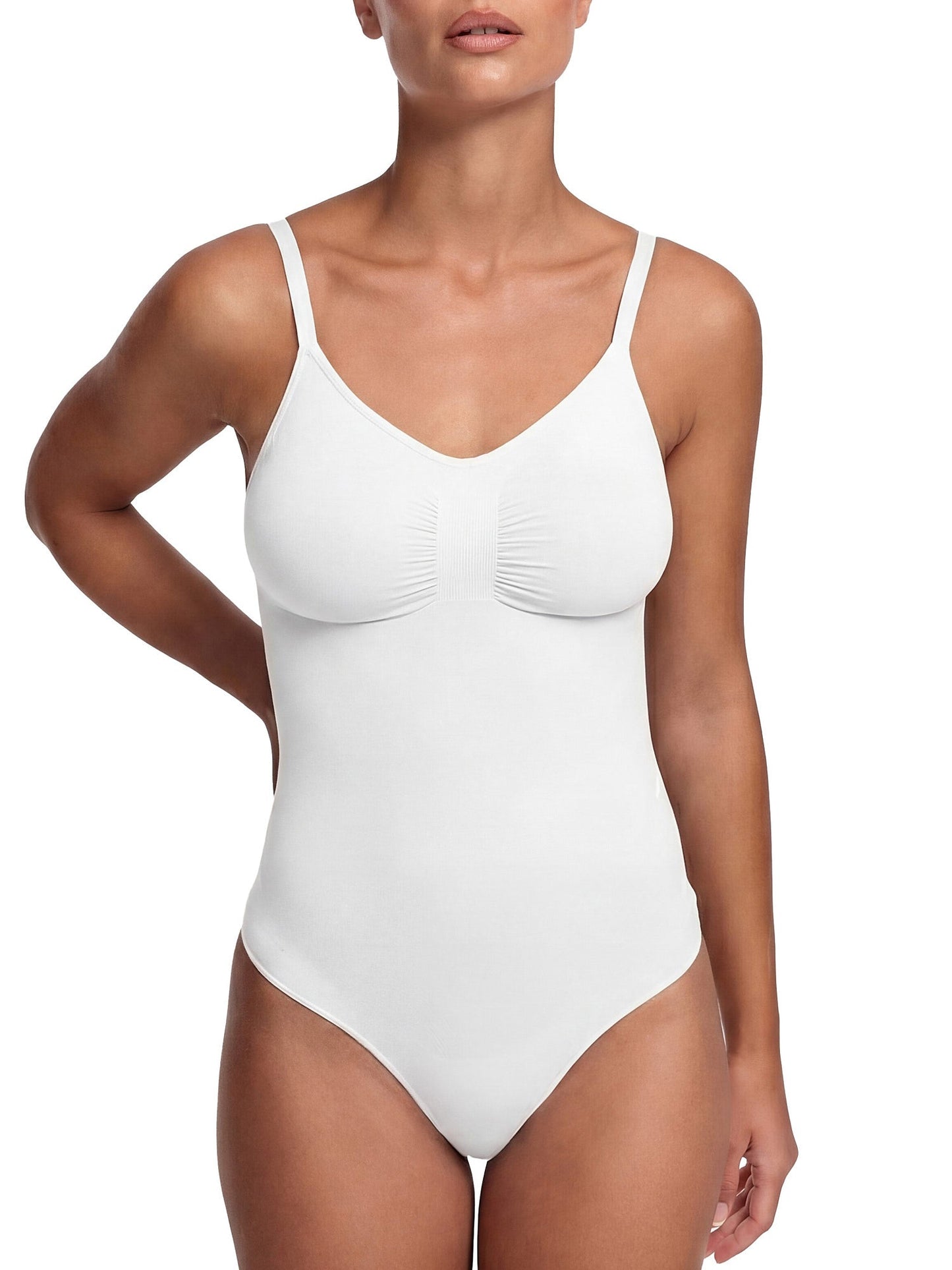 Naadloze shapewear bodysuit met slip