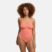 Naadloze shapewear bodysuit met slip
