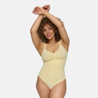 Naadloze shapewear bodysuit met slip