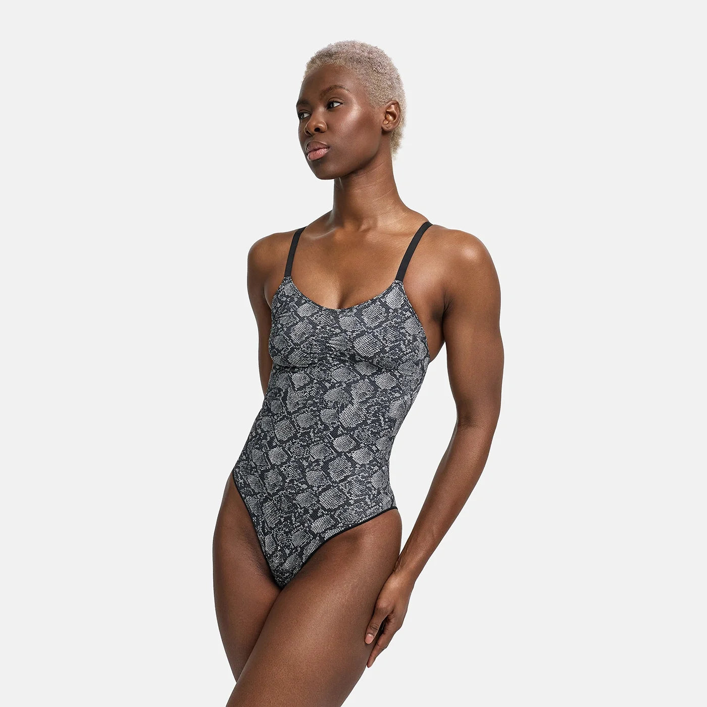 Naadloze shapewear bodysuit met slip