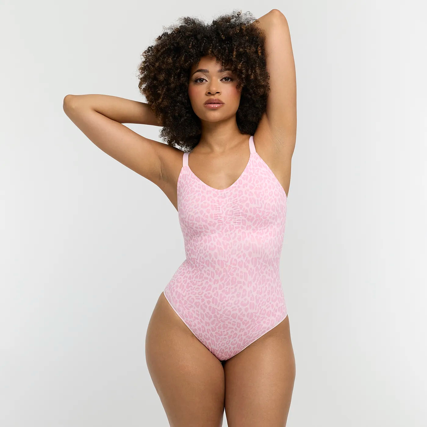 Naadloze shapewear bodysuit met slip
