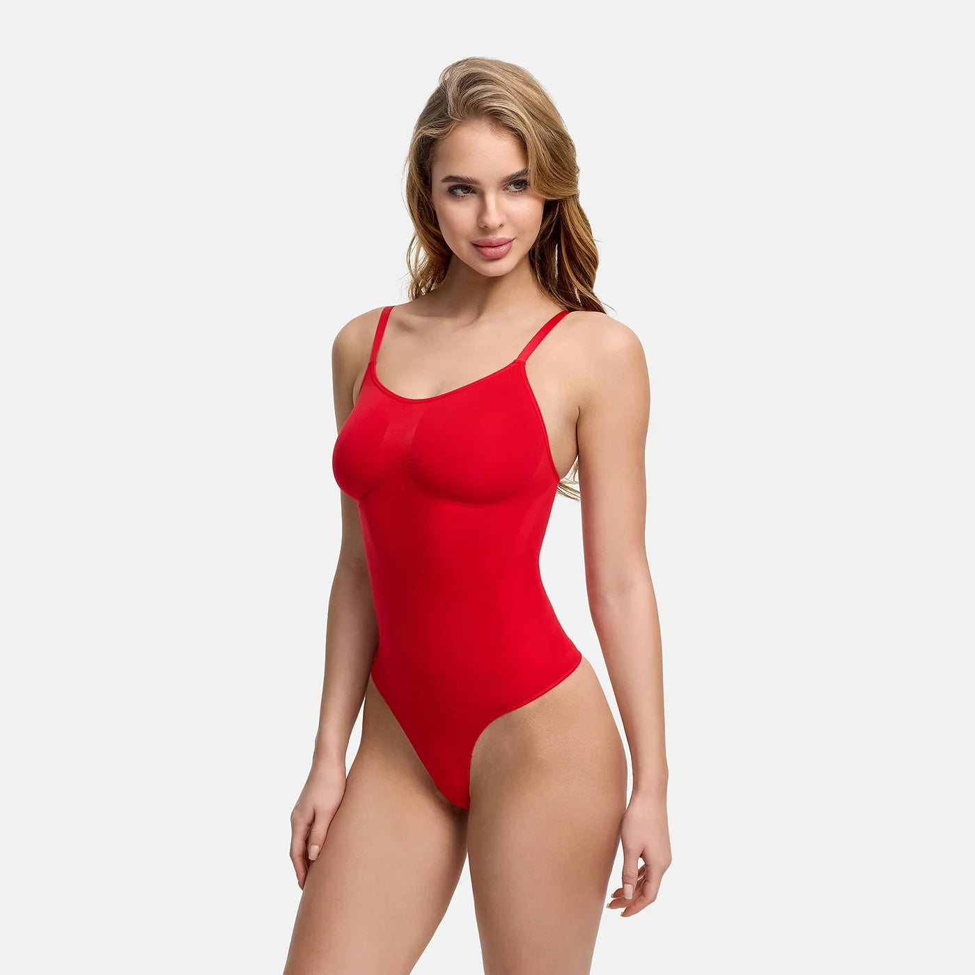 Naadloze shapewear bodysuit met string