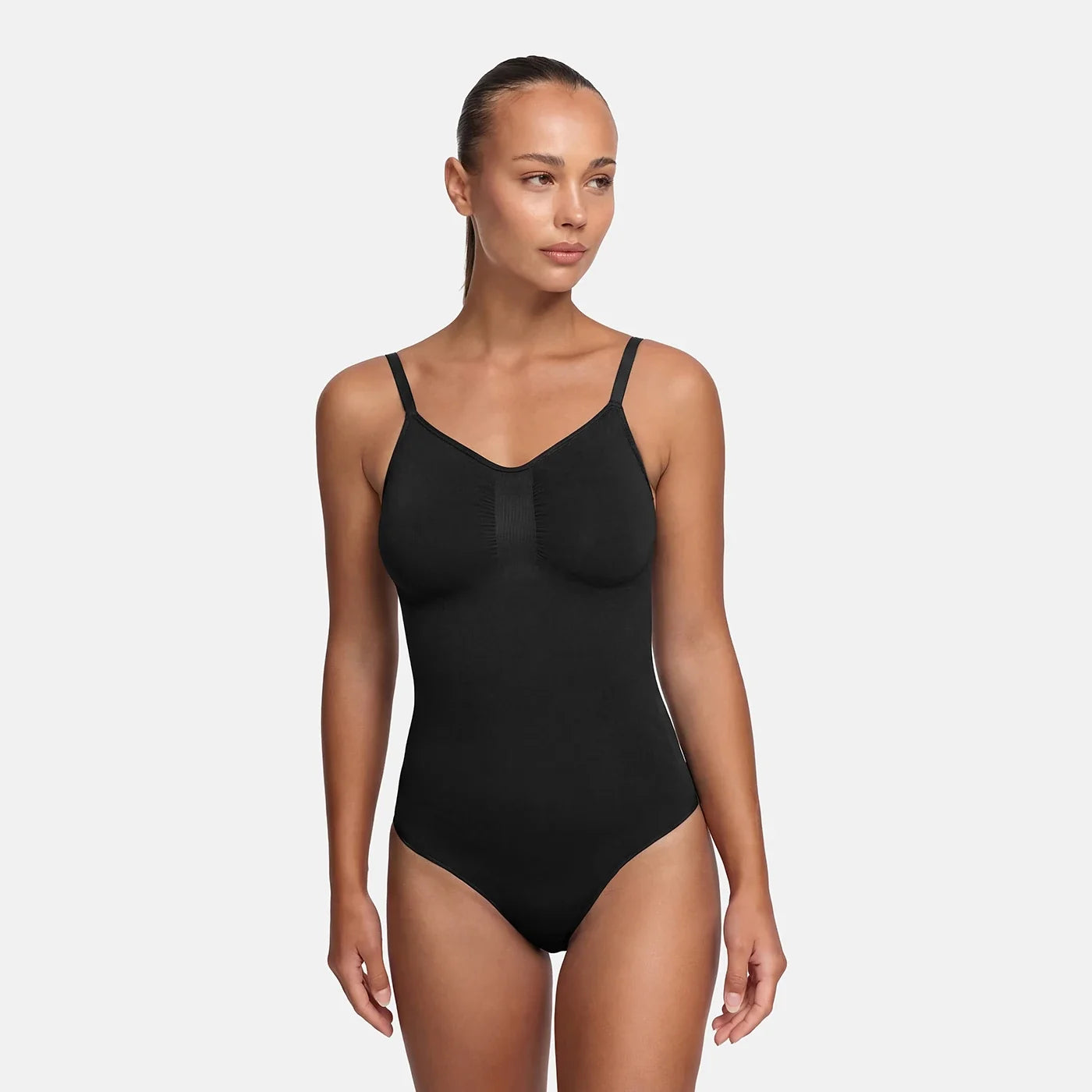 Naadloze shapewear bodysuit met string