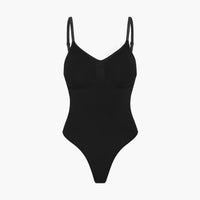 Naadloze shapewear bodysuit met string