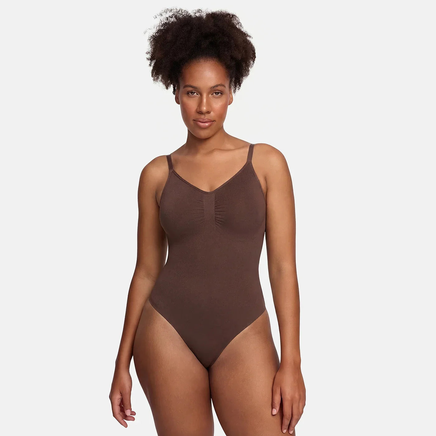 Naadloze shapewear bodysuit met string