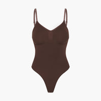 Naadloze shapewear bodysuit met string