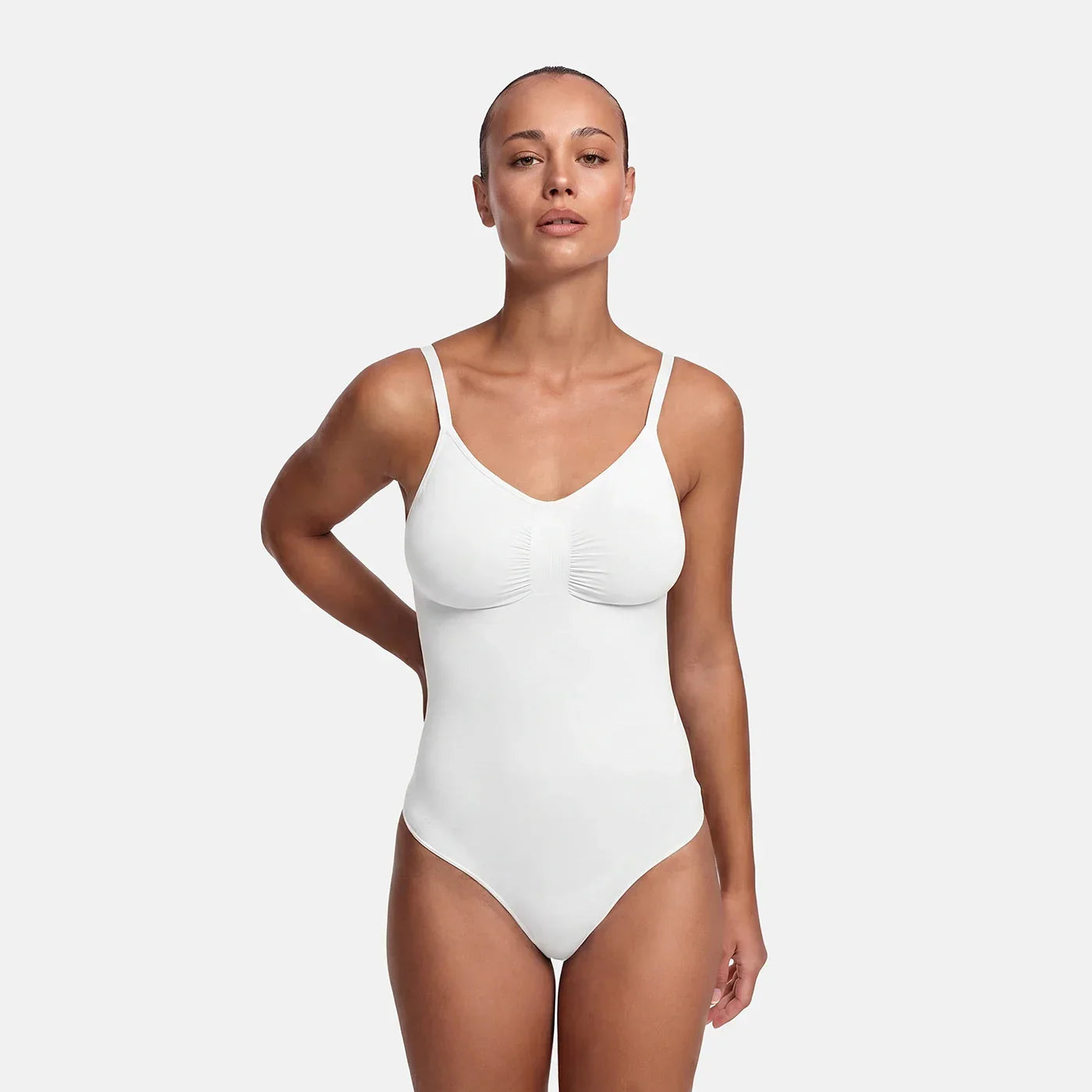 Naadloze shapewear bodysuit met string