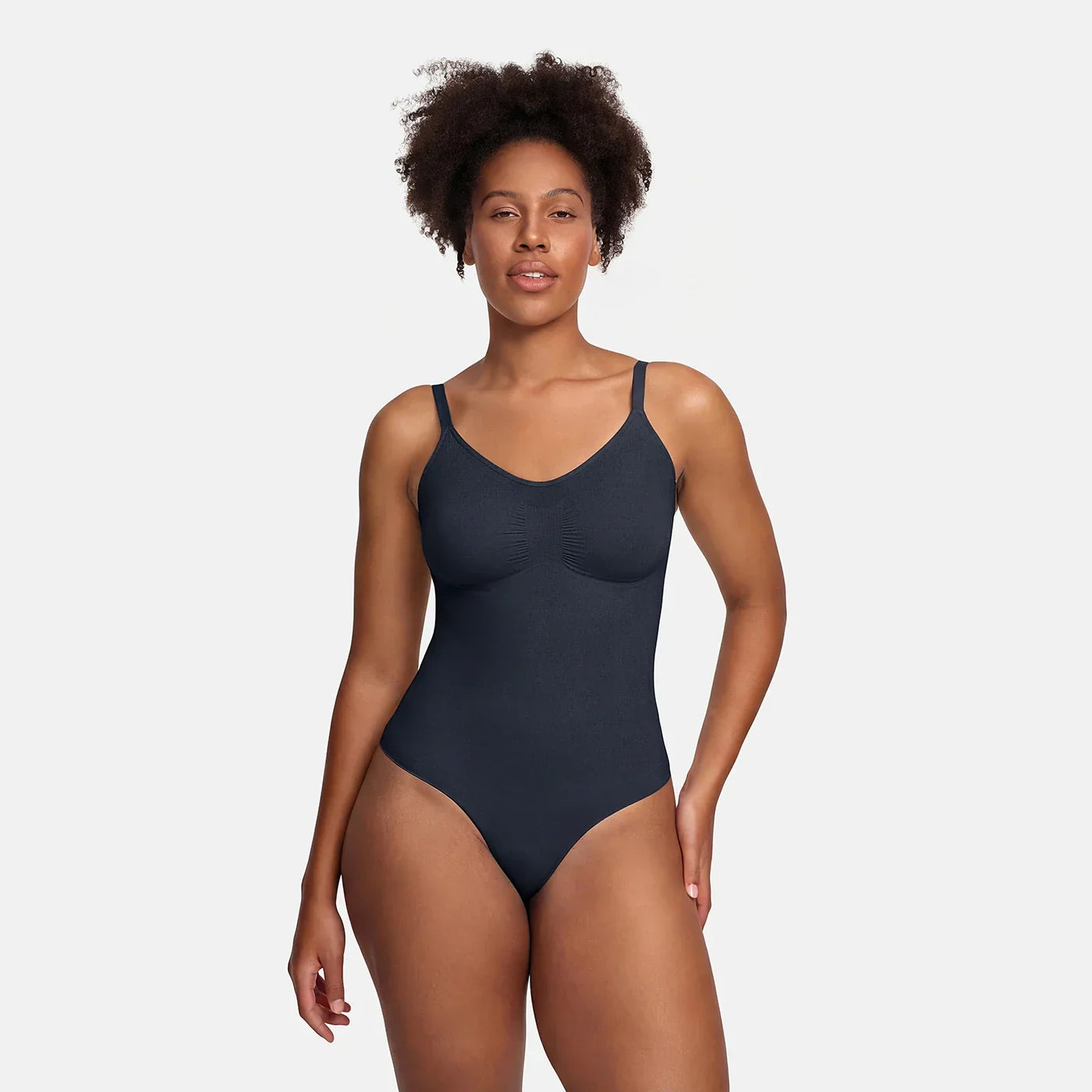 Naadloze shapewear bodysuit met string